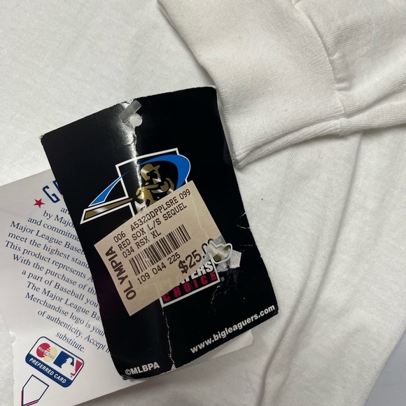 Majestic Nomar Garciaparro Boston Red Sox Mens L/S Tshirt NWT HTF XL - Picture 3 of 13